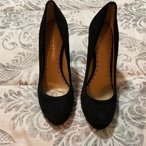 Coach black pumps